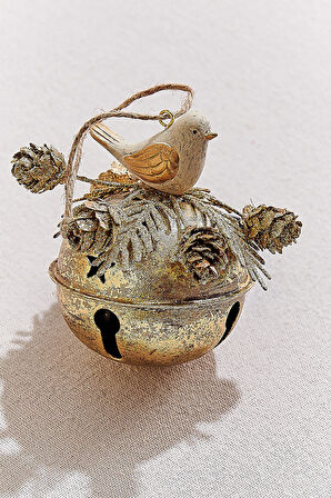 Jingle Bird Metal Zil Gold