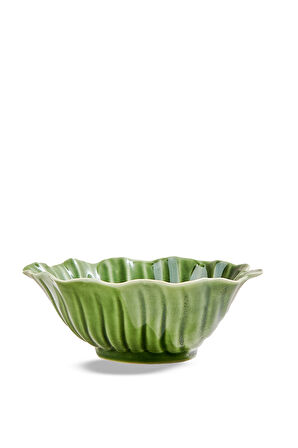 Betula Seramik Salata Kasesi Yeşil