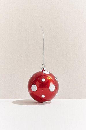 Candy Ball Ağaç Süsü Kırmızı