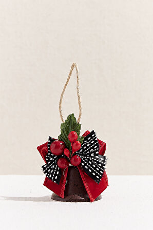 Jingle Dekoratif Zil S Kırmızı Yeşil