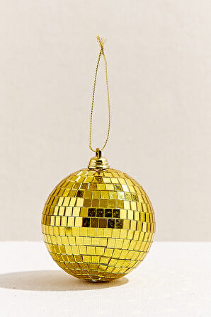 Disco Ağac Süsü M Gold