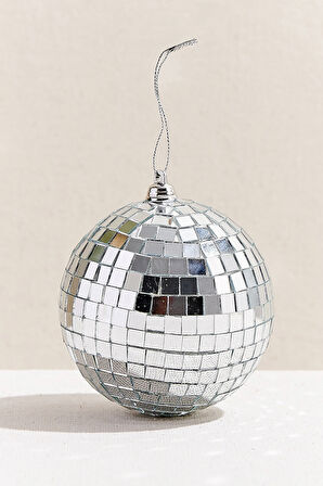 Disco Ağaç Süsü L Silver