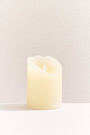 Silindir Led Mum 10x7.5 cm