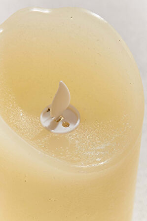 Silindir Led Mum 10x7.5 cm