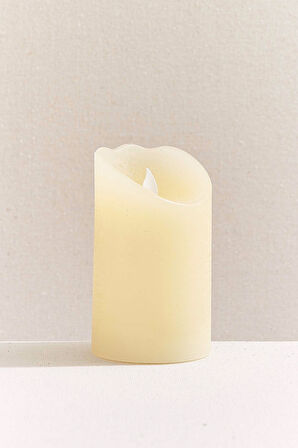 Silindir Led Mum 12.5x7.5 cm