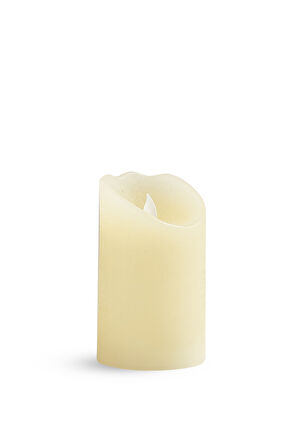 Silindir Led Mum 12.5x7.5 cm