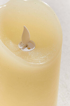 Silindir Led Mum 15x7.5 cm