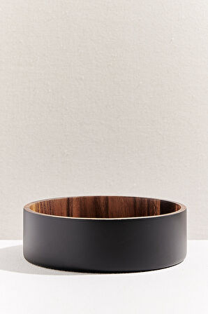 Ahşap Urban Yuvarlak Servis Kasesi M