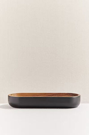 Ahşap Urban Oval Servis Kasesi S