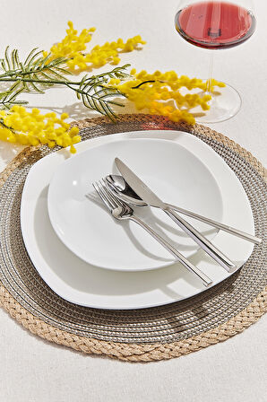 Cubic Porselen Yemek Tabağı