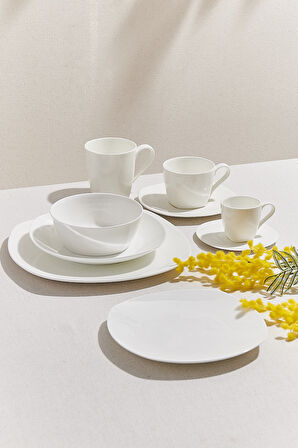 Cubic Porselen Yemek Tabağı