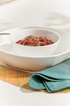 Cubic Porselen Servis Kase