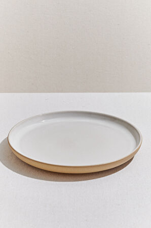 Eco Seramik Yemek Tabağı Beyaz
