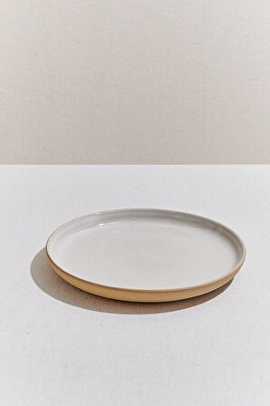 Eco Seramik Pasta Tabağı Beyaz