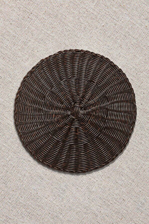 Kahve Wicker Amerikan Servis