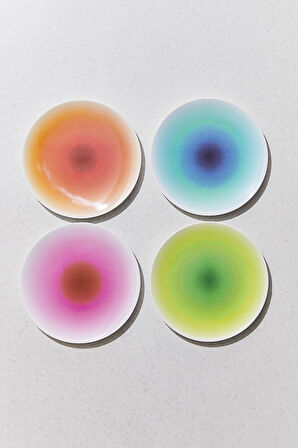 Ombre Melamin Tabak Seti 4'lü