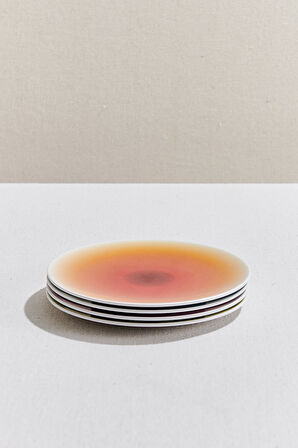 Ombre Melamin Tabak Seti 4'lü