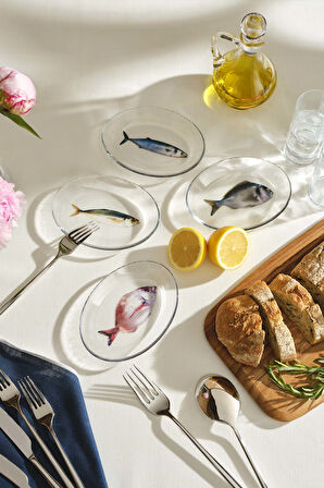 Olta Meze Tabağı Açık Mavi