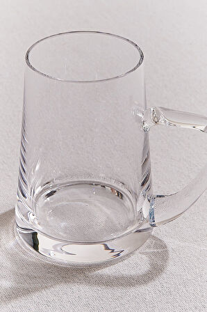 Konik Kulplu Bira Bardağı