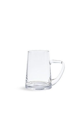 Konik Kulplu Bira Bardağı