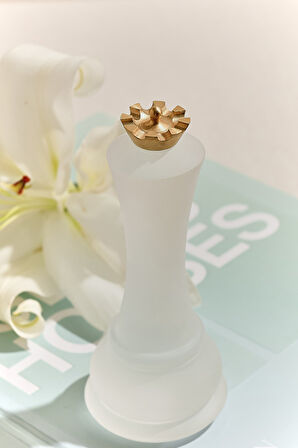 Satranç Cam Obje Vezir