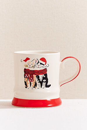 Snow Cats Seramik Kupa