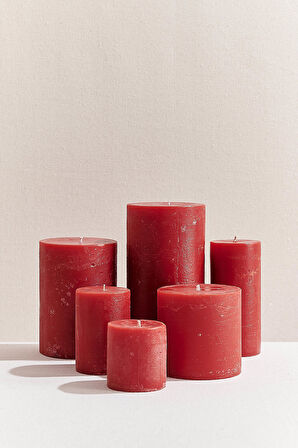 Silindir Mum 10x15 Cm