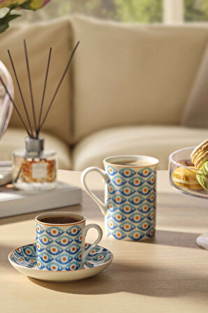 Göz Porselen Espresso Fincanı