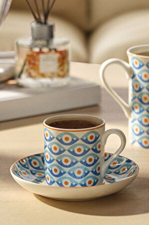 Göz Porselen Espresso Fincanı