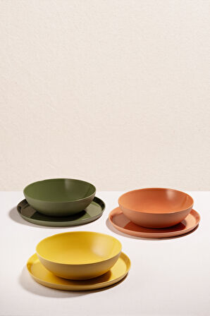 Faroe Seramik Yemek Tabağı Somon