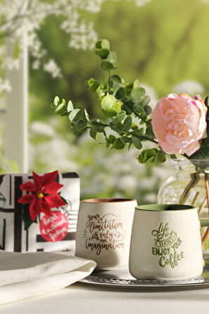 Enjoy Seramik Kupa Yeşil