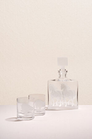 Gallop Viski Şişe Bardak Takımı