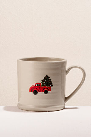 New Year Car Seramik Kupa