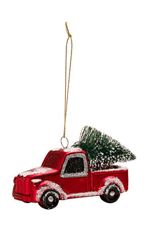 Red Truck Ağaç Süsü