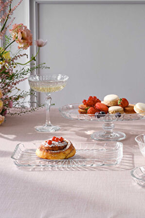 Elegant Dikdörtgen Servis Tabağı