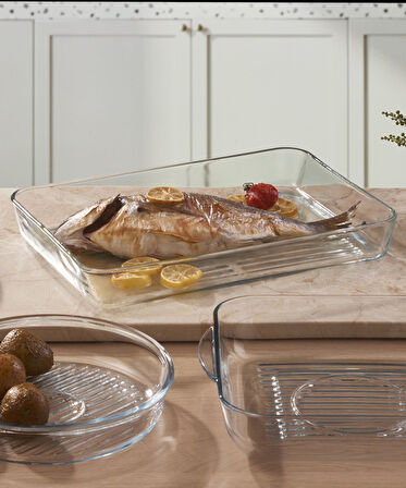 Borcam Grill Dikdörtgen Tepsi