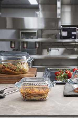 Borcam Kare Fırın Kabı