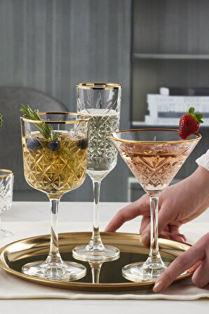 Timeless Golden Touch Kokteyl Bardağı 23