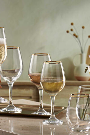 Amber Golden Touch Şarap Kadehi 460 cc