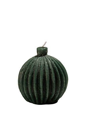 Yılbaşı Süs Mum 10 Cm Yeşil