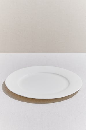 6'lı Blank No:2 Porselen Pasta Tabağı
