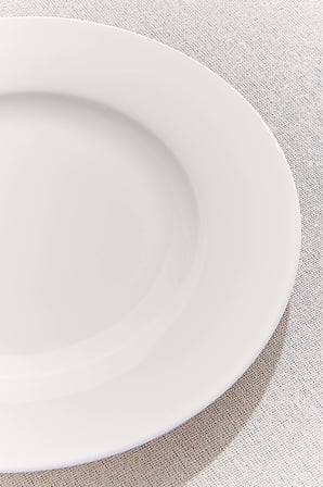 6'lı Blank No:2 Porselen Pasta Tabağı