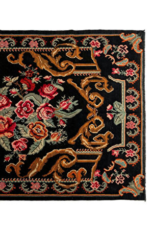 169x283 cm Türünün Tek Örneği Eski Duvar Askısı, Çiçekli Kilim, El Dokuma Moldova Kilimi, %100 Yün