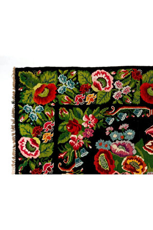 261x316 cm Modern Bohemian Stilinde Yünlü Çift Taraflı Kilim, Özel Seçenekler Mevcut