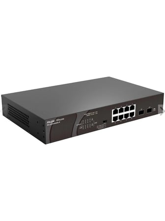Ruijie -Reyee RG-ES110GDS-P 8 Port POE+ 10-100-1000Mbps 2 Port SFP 120W