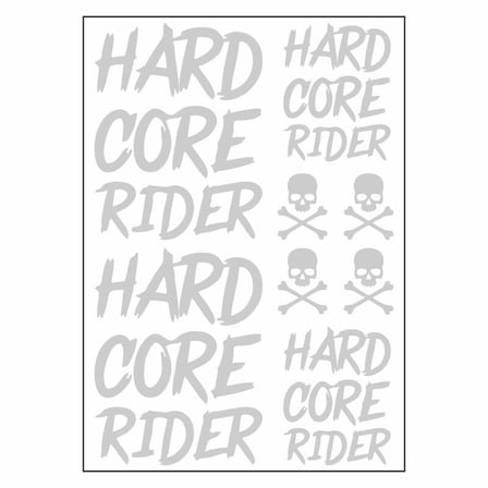 A4 STİCKER 121 TEK PAKET ÇOKLU STİCKER HARD CORE