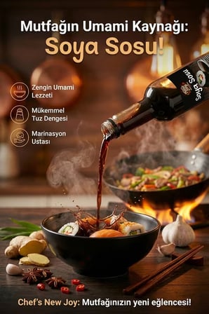 Soya Sosu 750 ML x 20 Adet - 1 Koli (Koli Bazlı Avantaj Paketi)