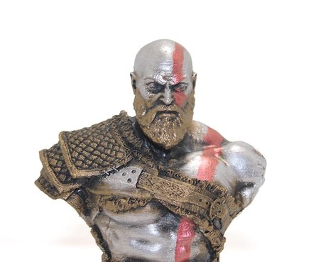 Evimdeyokyok Kratos Karakter Figürü Büst 18x11 Cm