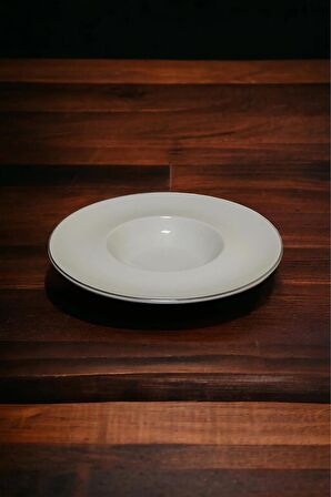 Intiale Arras Porselen Makarna Tabağı 27cm Platin Yaldız