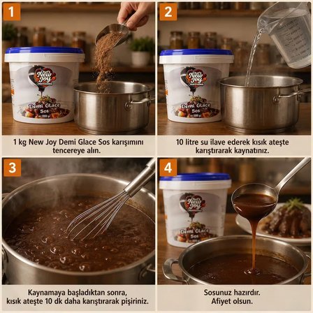 Demi Glace Sos 1000 G X 8 Adet - 1 Koli (Koli Bazlı Avantaj Paketi)